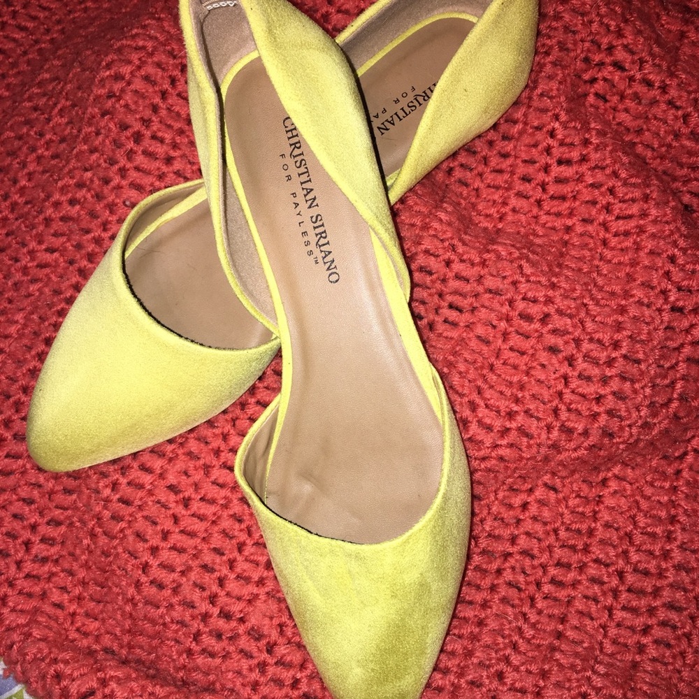 Christian Soriano for Payless butter yellow flats.